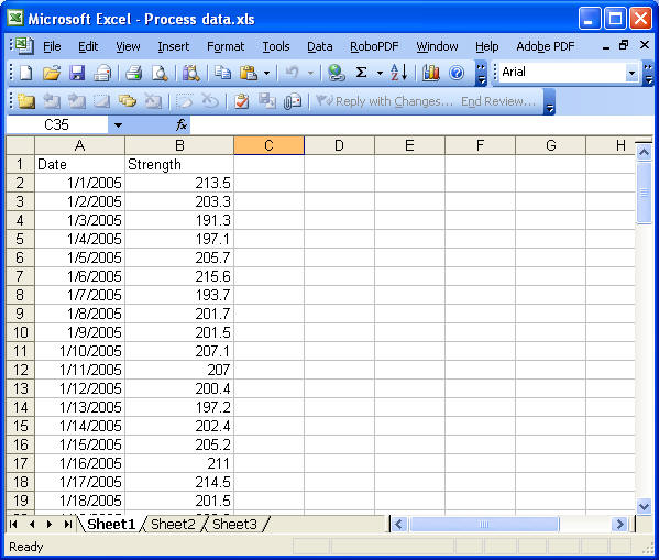 Importing Data from Excel